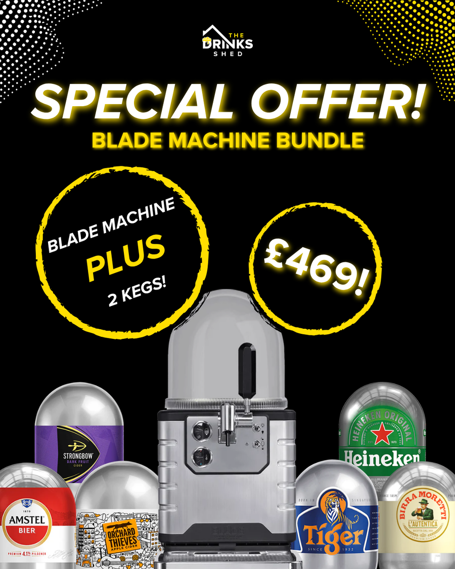 Beer Blade Machine + 2 Free Kegs  + 6 Free Glasses