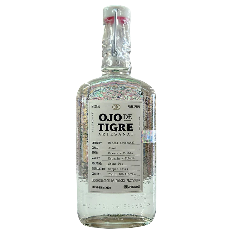 Ojo De Tigre Mezcal Blanco Tequila 70cl