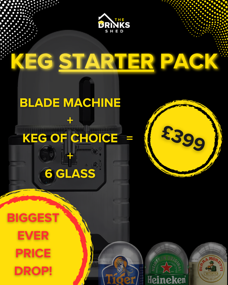 Beer Blade Machine + 1 Free Keg  + 6 Glasses