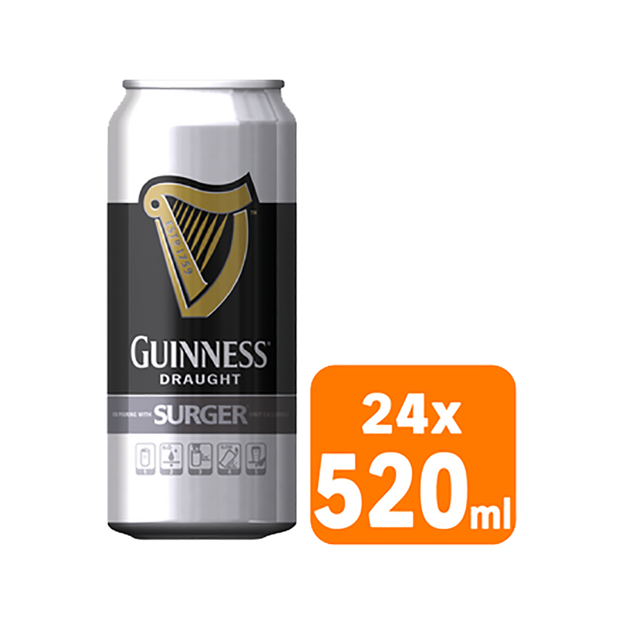 Guinness Surger can 24 x 520ml